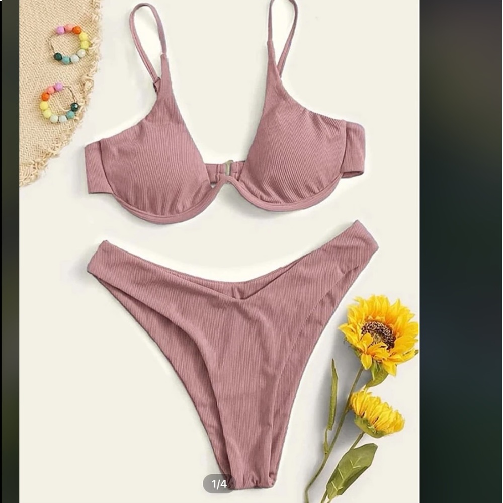 Pink bikini